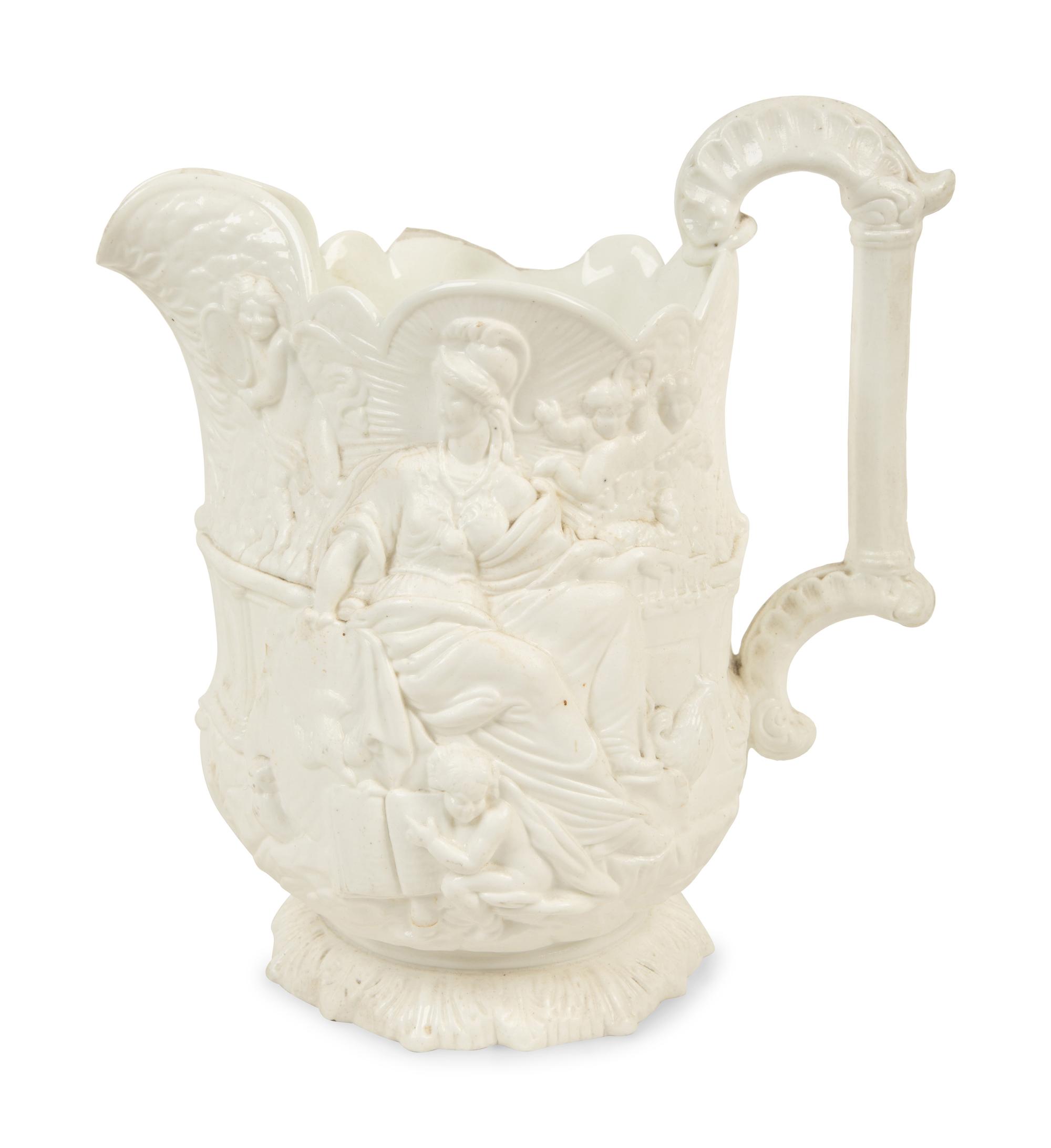 A Collection of Six English Salt-Glazed Pitchers and Tankards — 19TH/20TH CENTURY