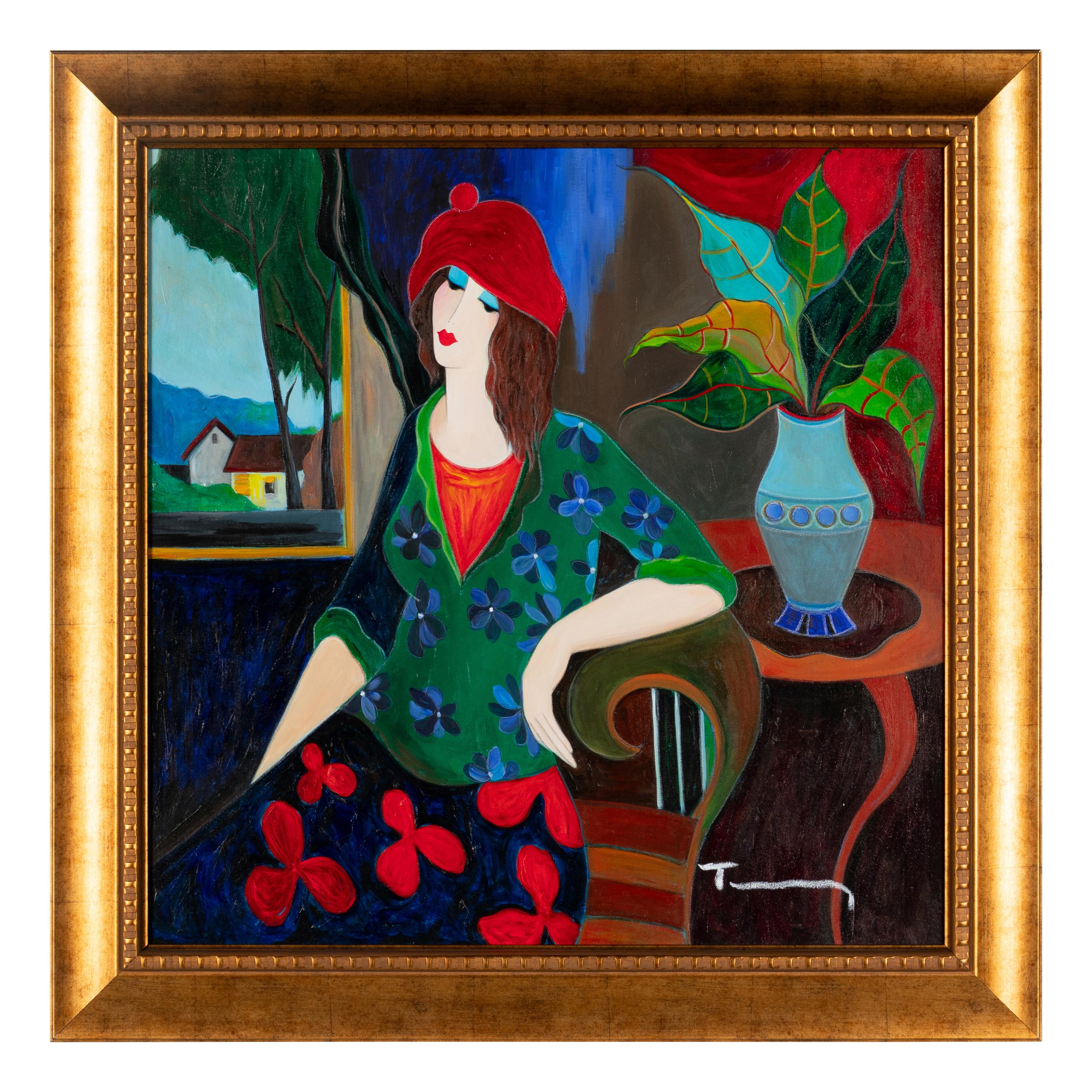 Itzchak Tarkay (Israeli, 1935–2012) — Amanda