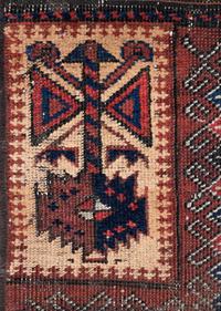 Two Caucasian Wool Prayer Rugs