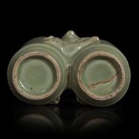 An unusual Chinese Longquan celadon "Champion" vase 龙泉青瓷瓶 Ming dynasty ?