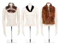 Thirteen Assorted Fur Collars: Including One Chanel, One Bergdorf Goodman, One Akris, and One J. Mendel