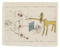 Roberto Matta, (Chilean, 1911-2002), Ohne Titel, pl. 2 (from Paroles Peintes by Alain Bosquet), 1959