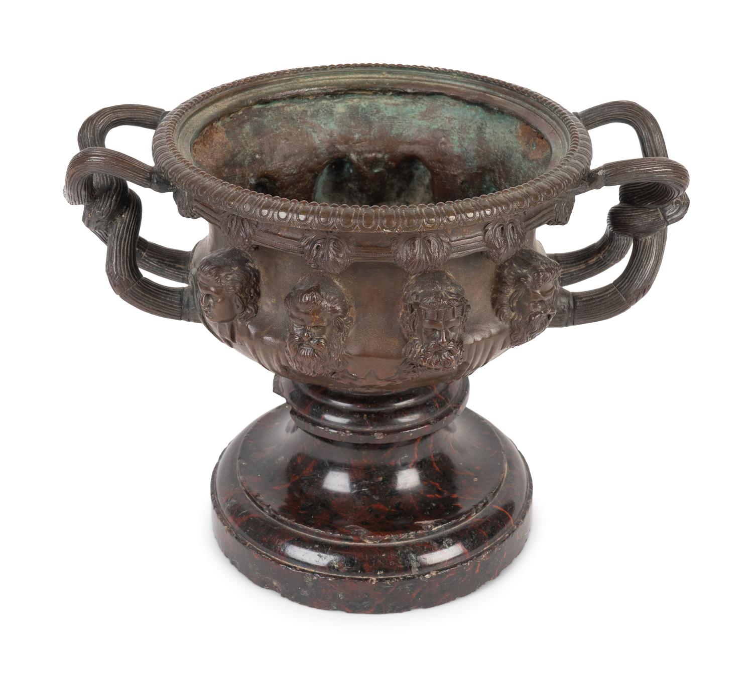 A Grand Tour Bronze of the Warwick Vase — LATE 19TH CENTURY