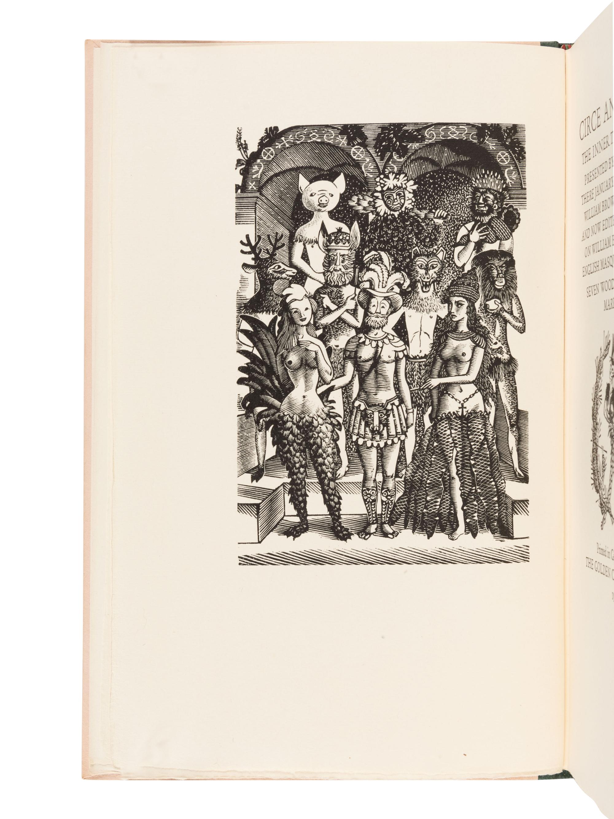 [GOLDEN COCKEREL PRESS]. BROWNE, William (1591-1643?). -- JONES, Gwyn, editor. Circe and Ulysses. London: The Golden Cockerel Press, 1946.