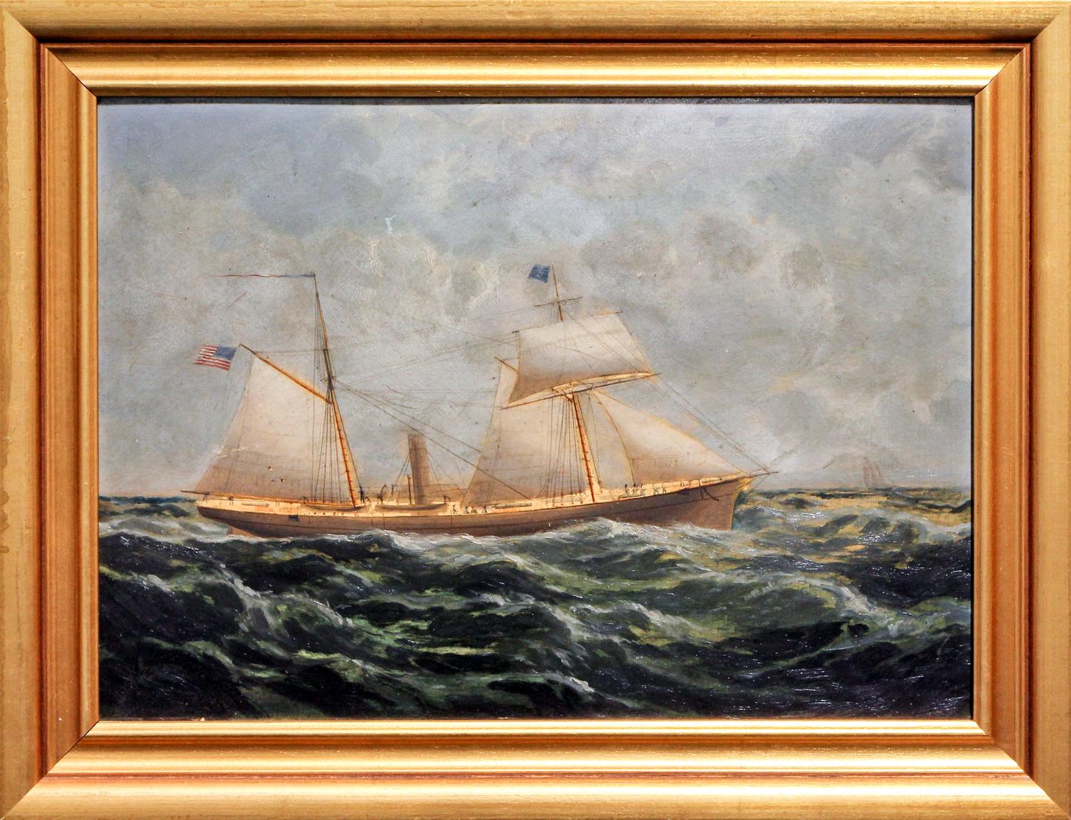 Gordon Grant, (American, 1875-1962), Untitled, together with another unsigned maritime scene.