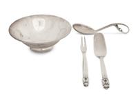 Four Georg Jensen Silver Articles
