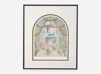 [Children's & Illustrated] Gorey, Edward: Group of 8 Framed Posters and Prints