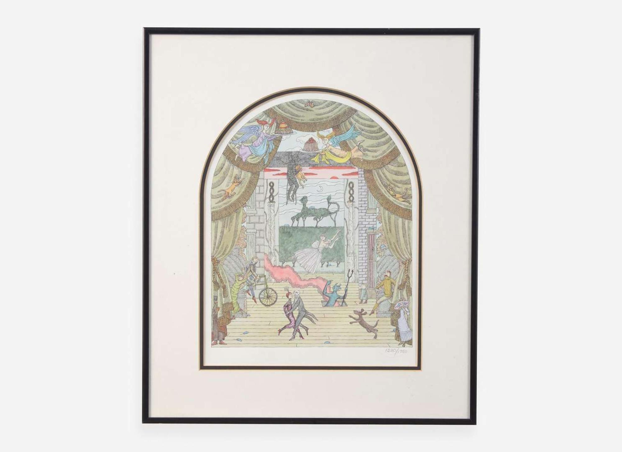 [Children's & Illustrated] Gorey, Edward: Group of 8 Framed Posters and Prints