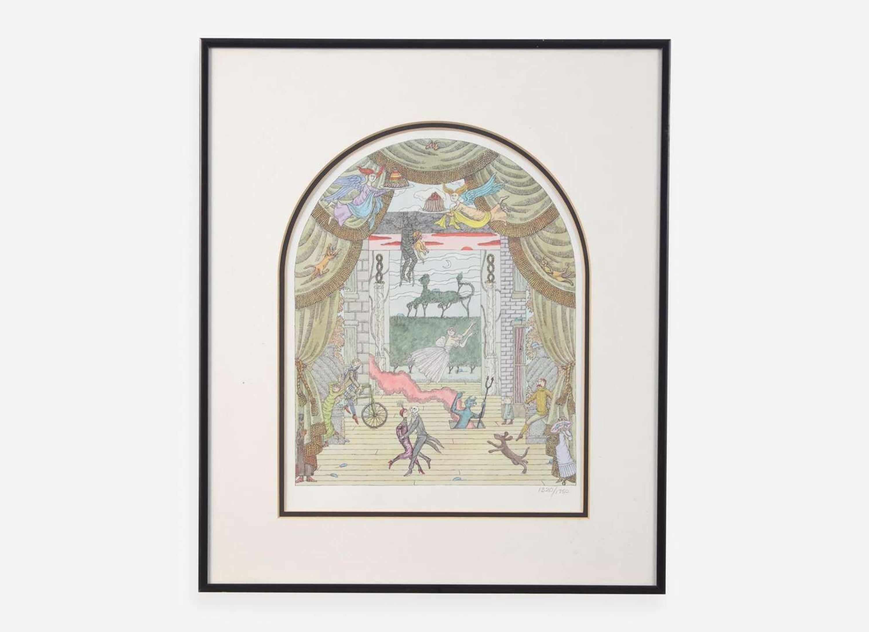 [Children's & Illustrated] Gorey, Edward: Group of 8 Framed Posters and Prints
