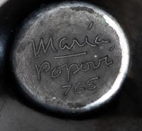 Blackware Pottery Jar, with Gunmetal Finish July 1965