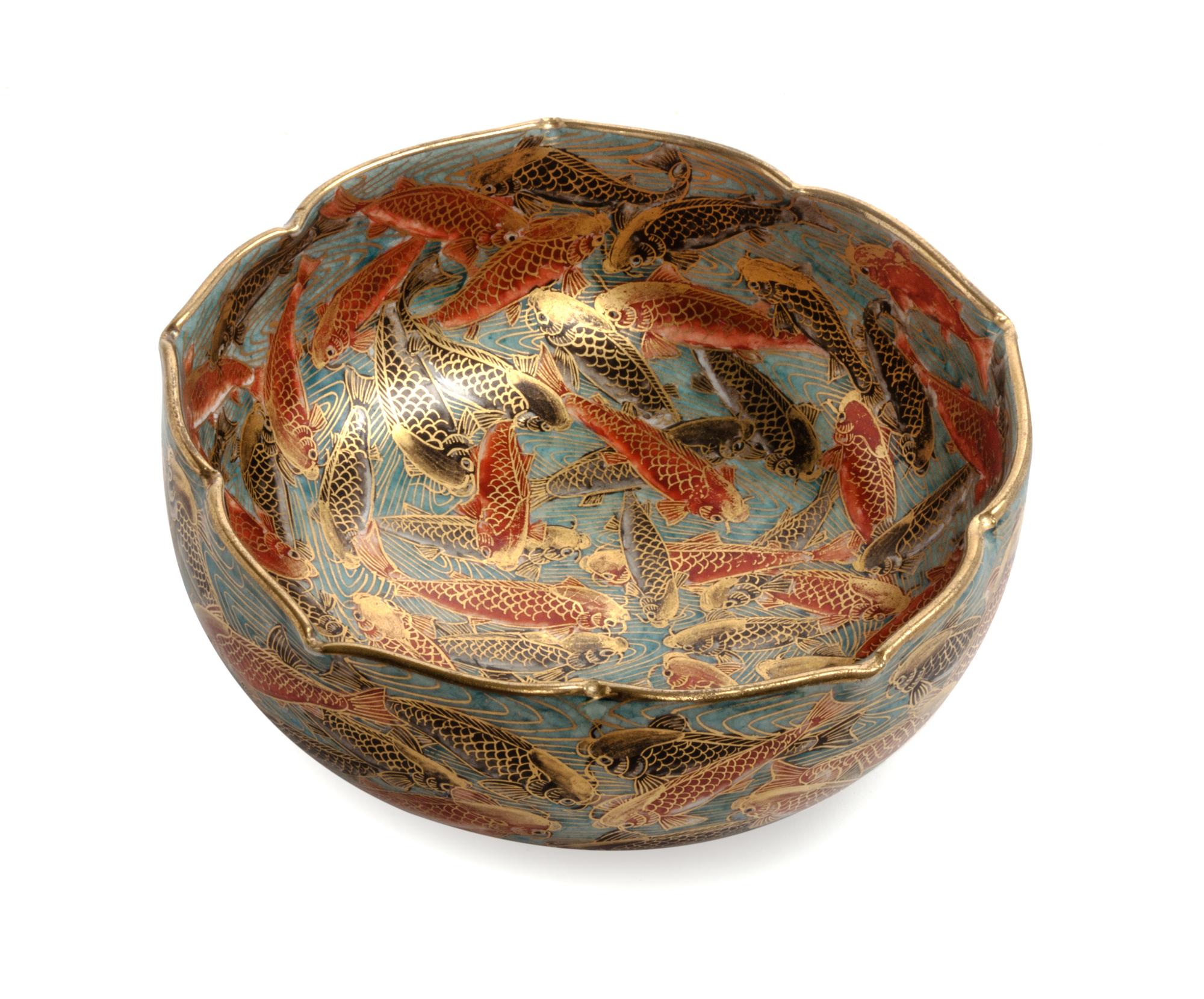 A Japanese Satsuma Bowl Diameter 5 inches.