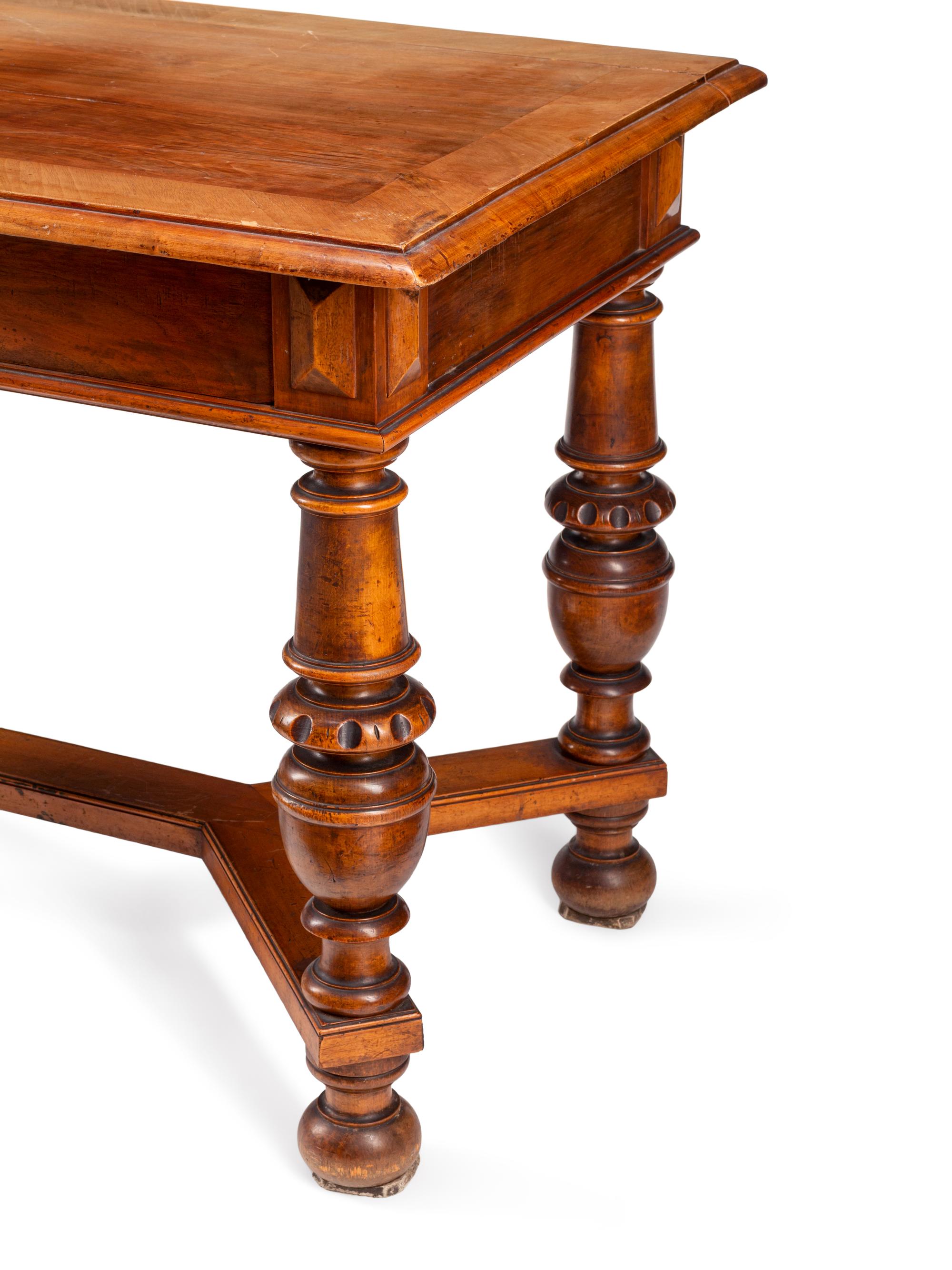 A Continental Walnut Table