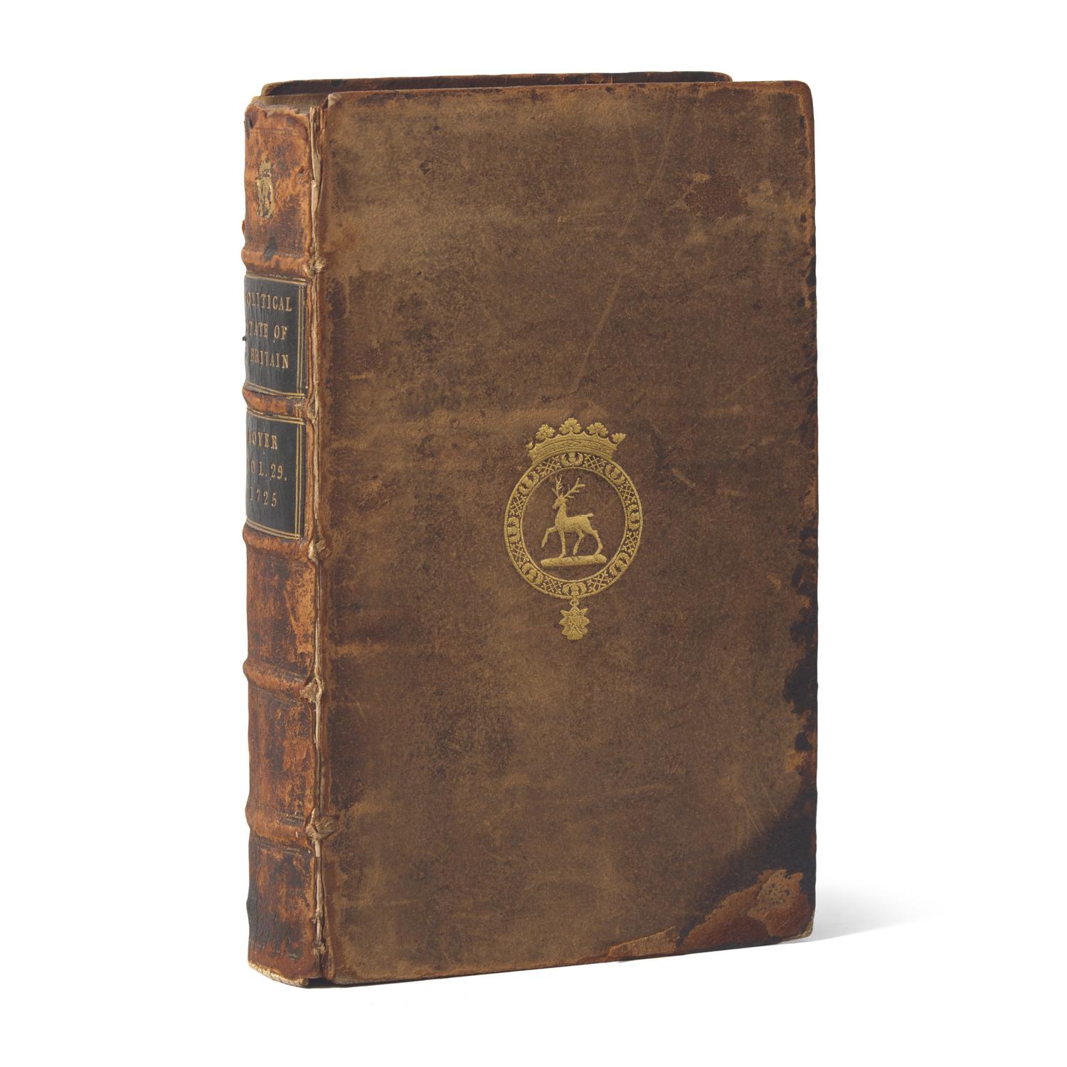 [Native-Americana] Scarce Bound Volume of 5 Issues of Early English Periodical The Political State of Great Britain , Including a Report of Native American Violence in the Colony of South Carolina, etc.
