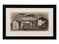 A group of three American prints (Albert Heckman, Overhead Bridge ; Victoria Huntley, Covered Bridge ; Woldemar Neufeld, The Covered Bridge )