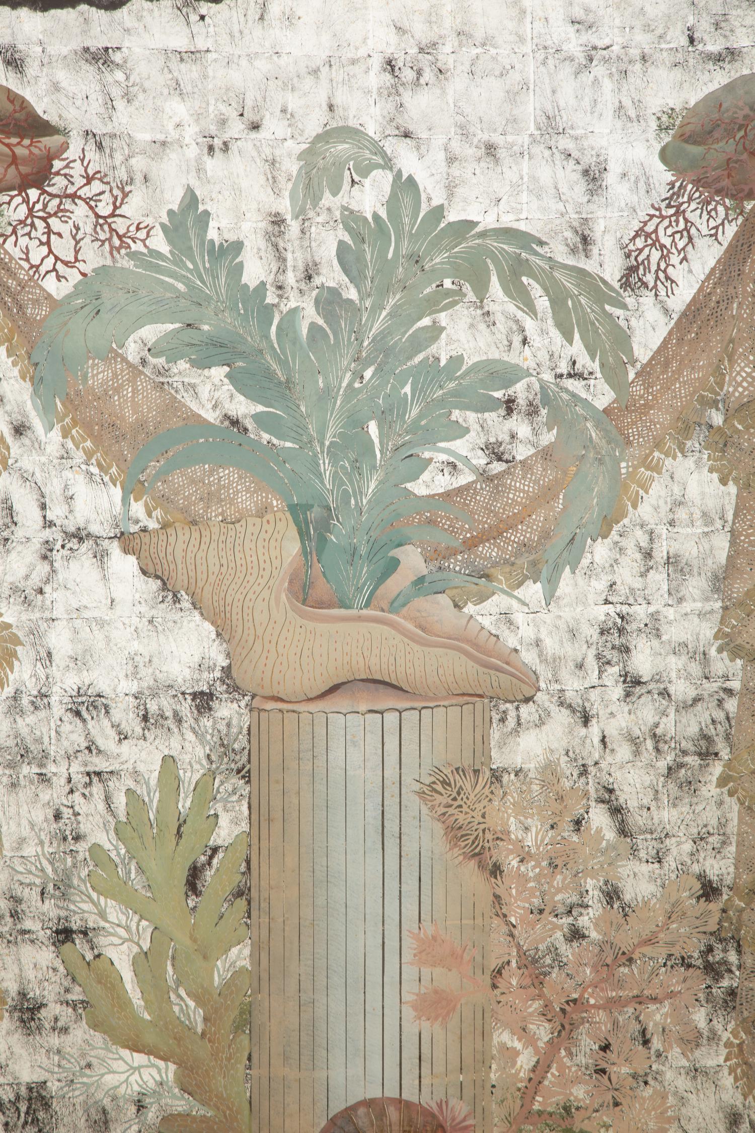 A French Reverse Painting on Glass
