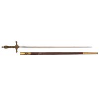 Fraternal or Theatrical Sword with 1840 Medical Staff Style Hilt