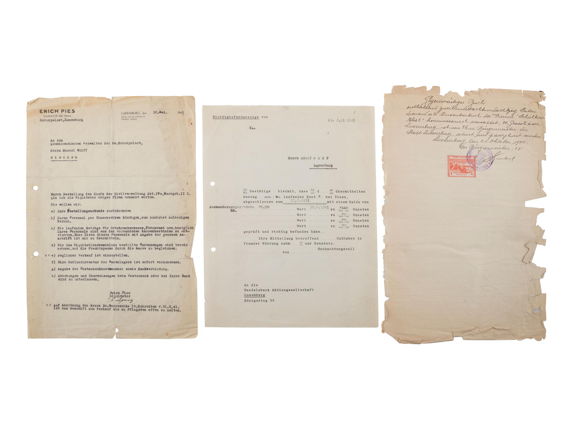 [WORLD WAR II]. Sergeant Frederic H. Harf archive incl. photographs and Holocaust-related documents