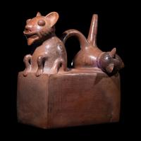 A Salinar Animal Effigy Vessel