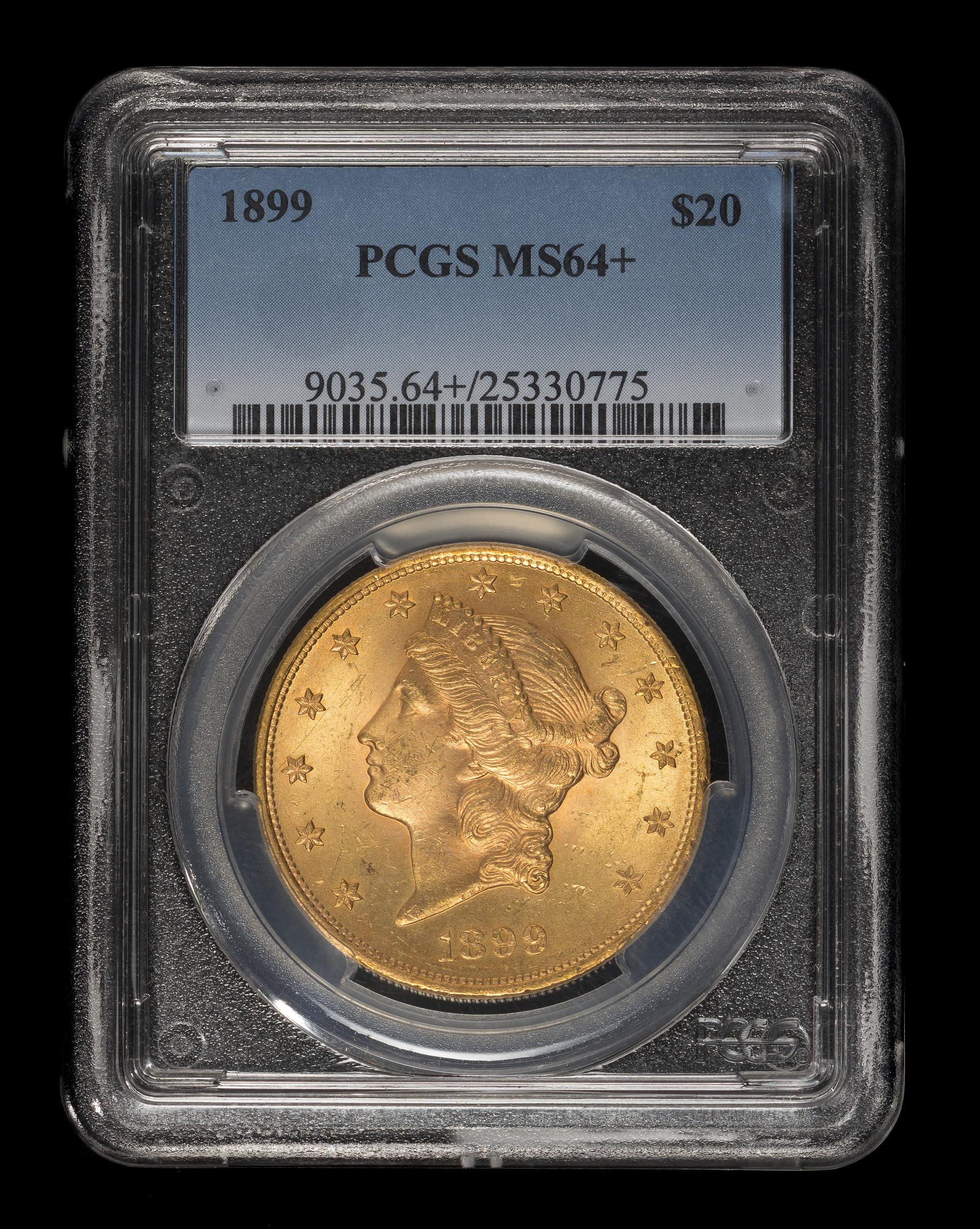 A United States 1899 Liberty Head $20 Gold Coin