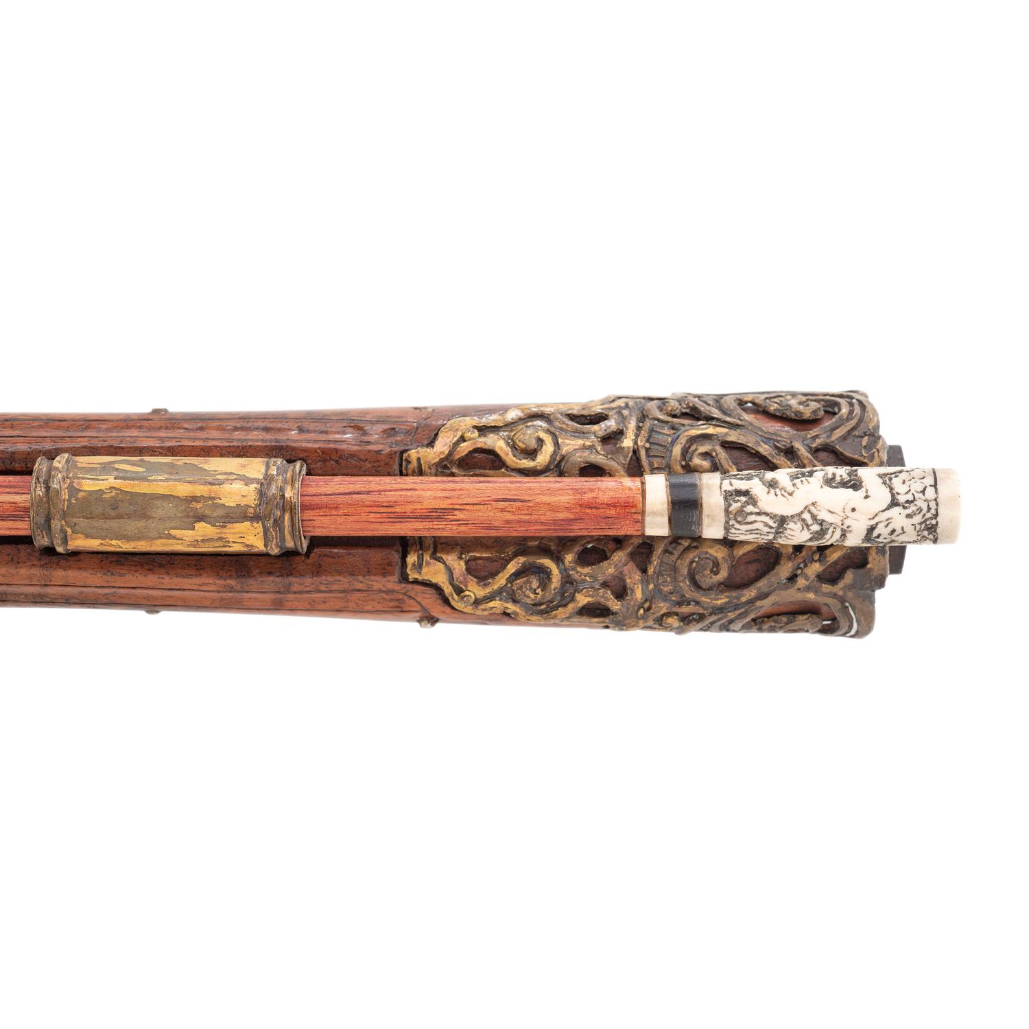 Contemporary Flintlock Jaeger Rifle after Georg Keiser of Vienna