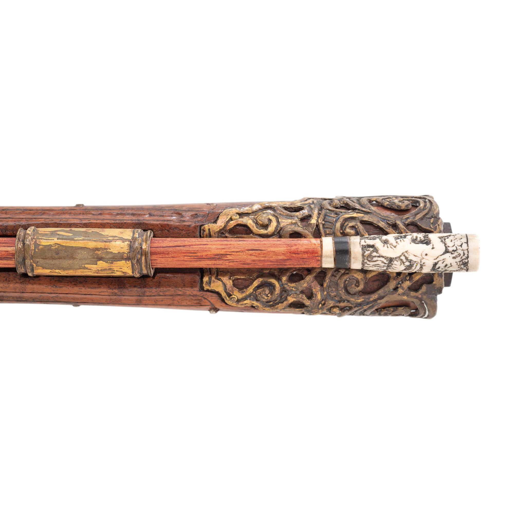 Contemporary Flintlock Jaeger Rifle after Georg Keiser of Vienna