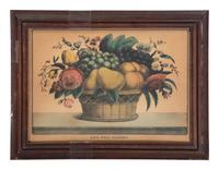 Three Framed Lithographs Including Currier & Ives and E.C. Kellogg