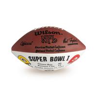 A Bart Starr and Len Dawson Dual Signed Autograph Super Bowl I Commemorative Football