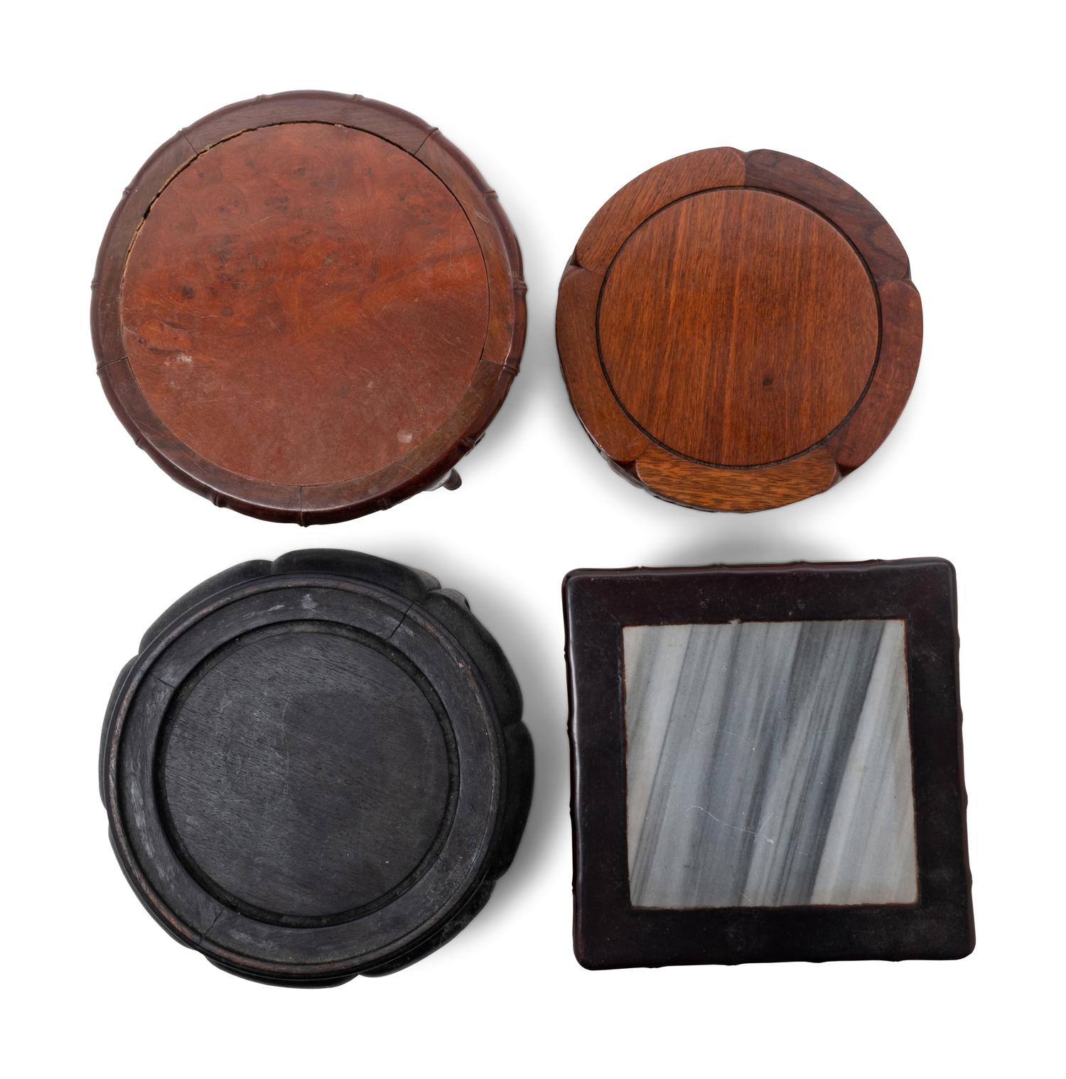 Four Chinese Wood Stands