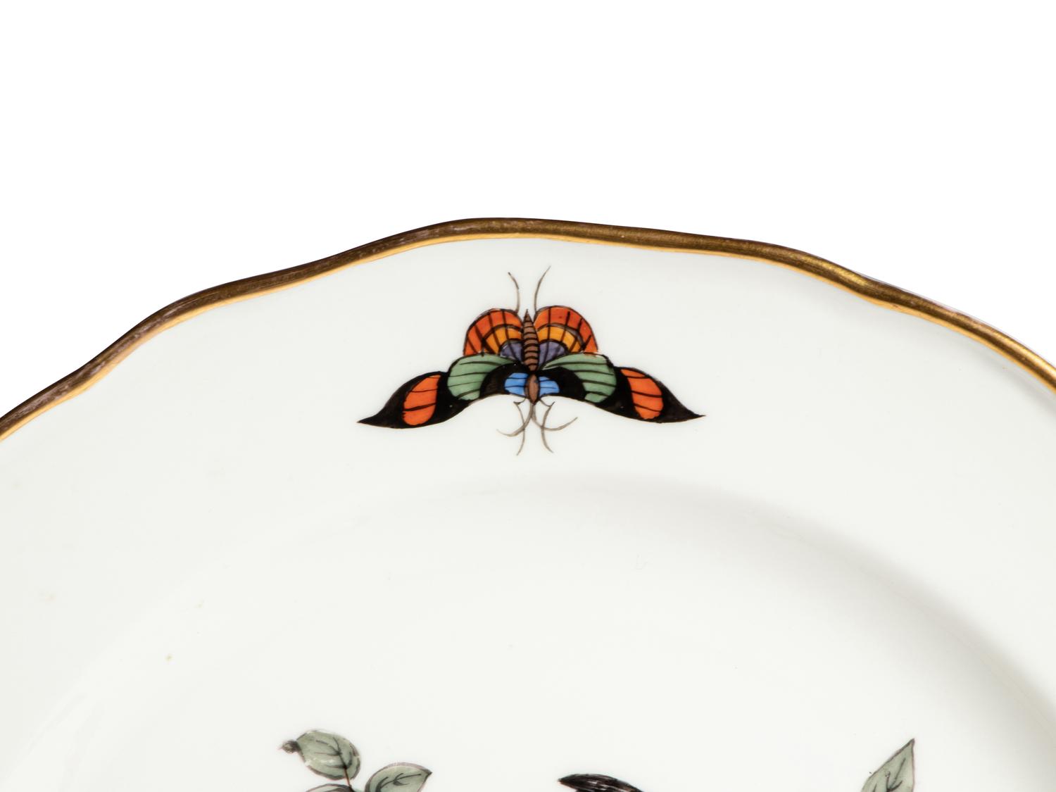 A Pair of Meissen Porcelain Plates