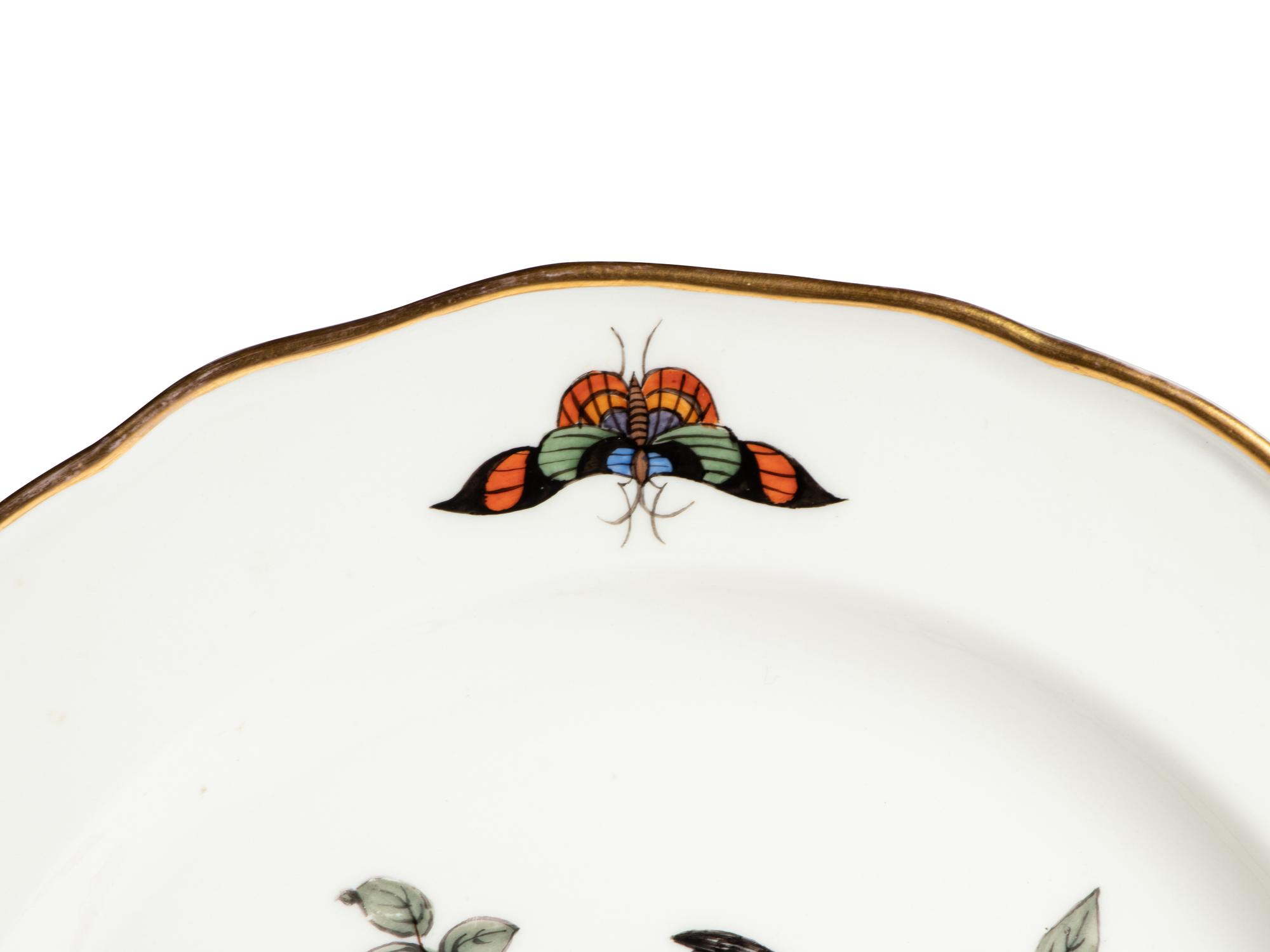 A Pair of Meissen Porcelain Plates