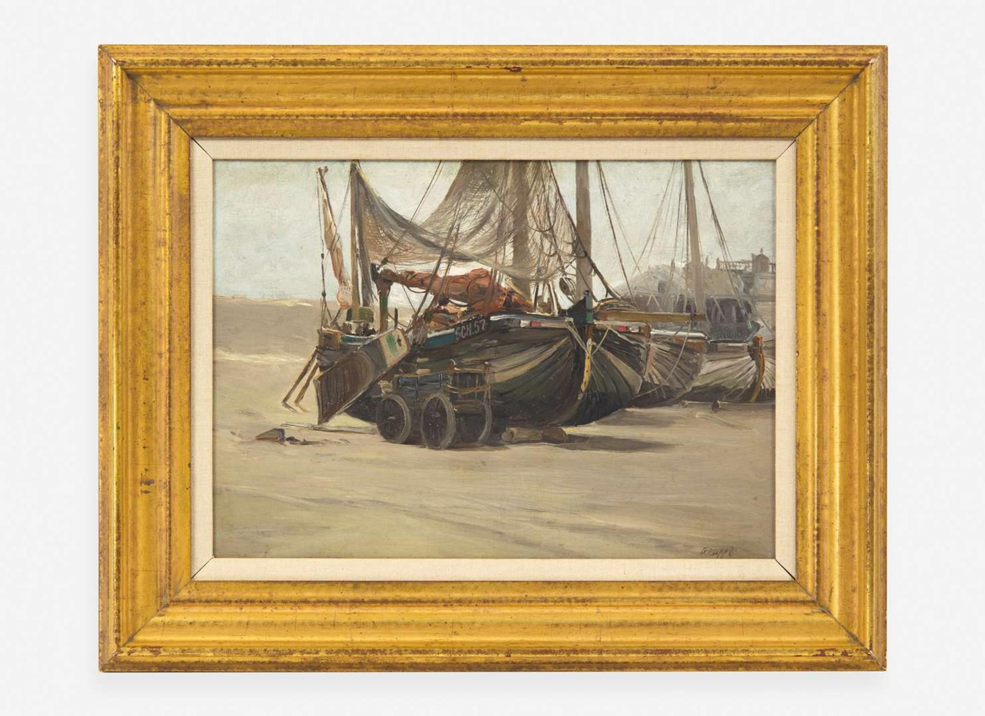 Charles Paul Gruppé (Canadian, 1860-1940) - Waiting for the Tide