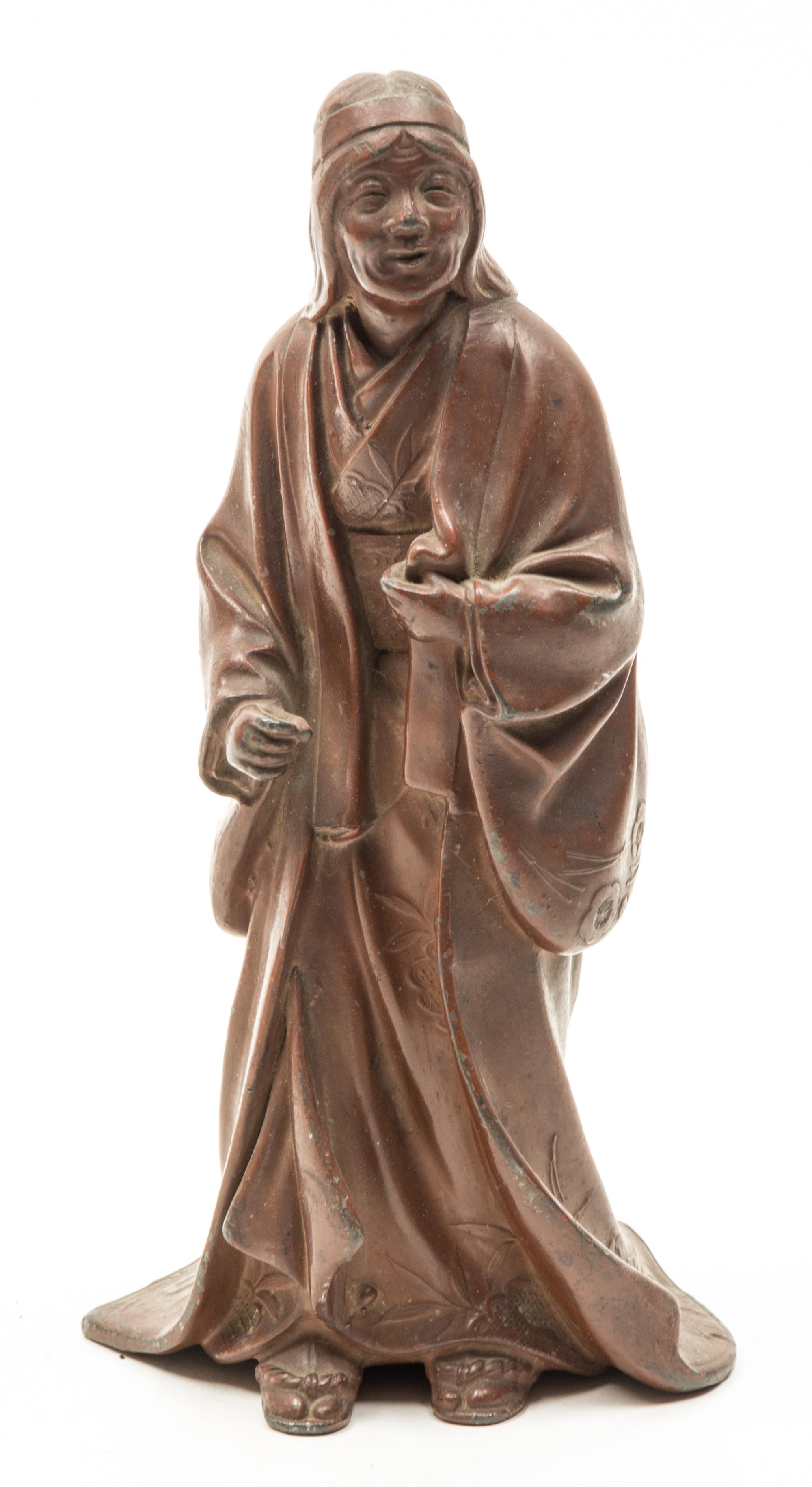 A Japanese Figure of a Lady Height 9 inches.