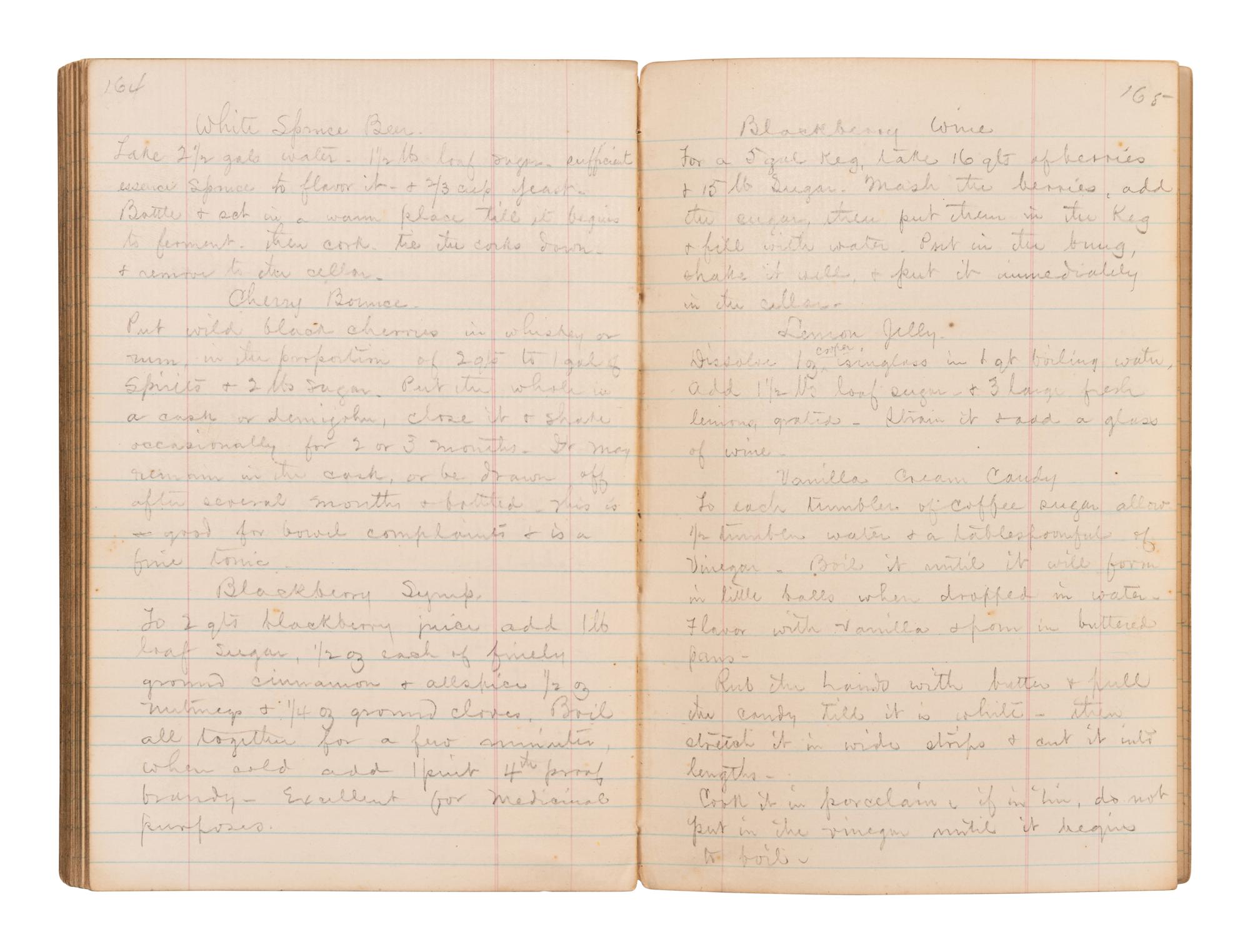[MANUSCRIPT - REMEDIES]. Manuscript home maintenance and home remedy guide. Chesapeake City and Elizabeth City VA, and later Little Rock AR, 19th-century.