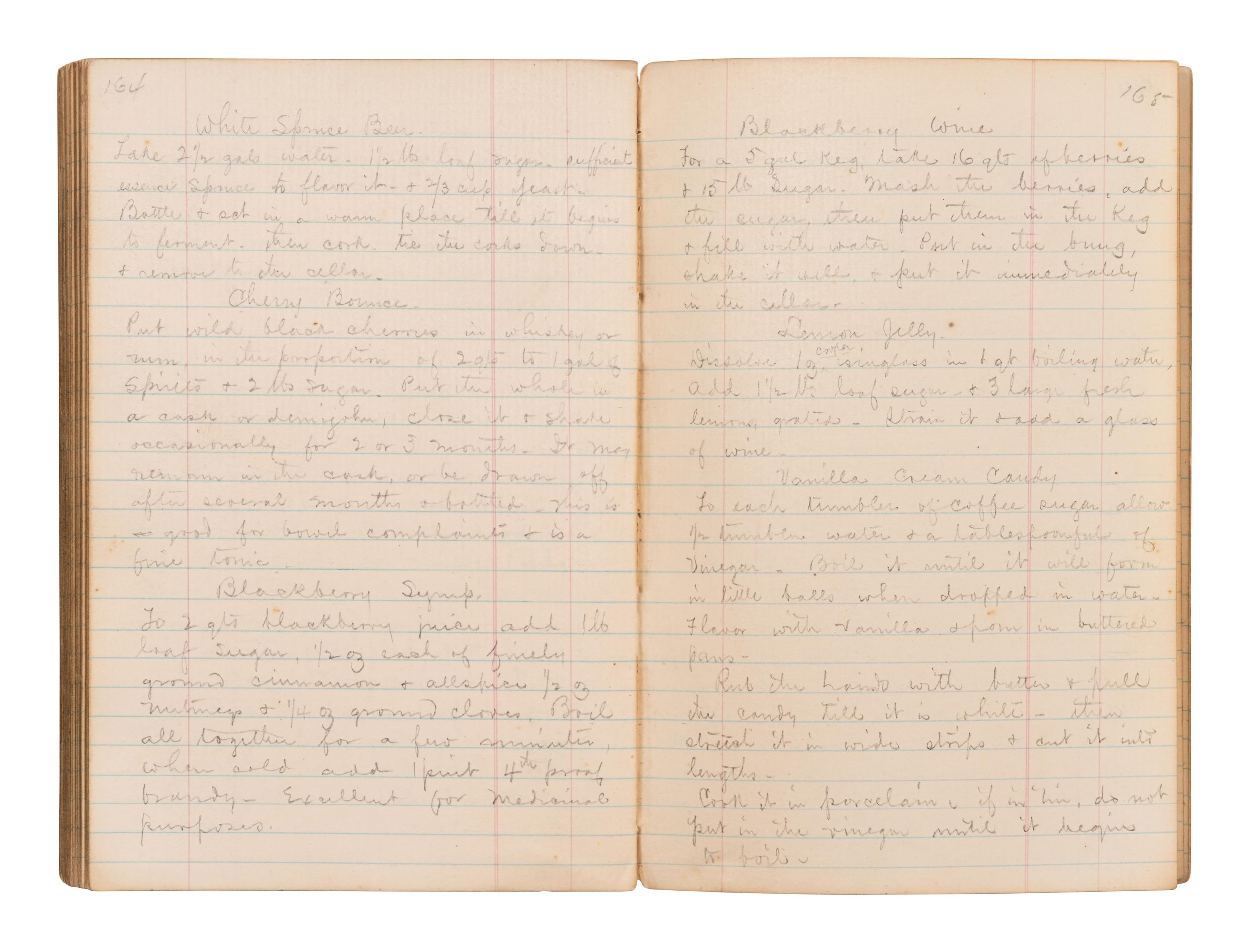 [MANUSCRIPT - REMEDIES]. Manuscript home maintenance and home remedy guide. Chesapeake City and Elizabeth City VA, and later Little Rock AR, 19th-century.