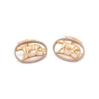 BICOLOR GOLD CUFFLINKS