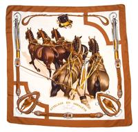 An Hermes 90cm Silk Scarf, 36" x 36".