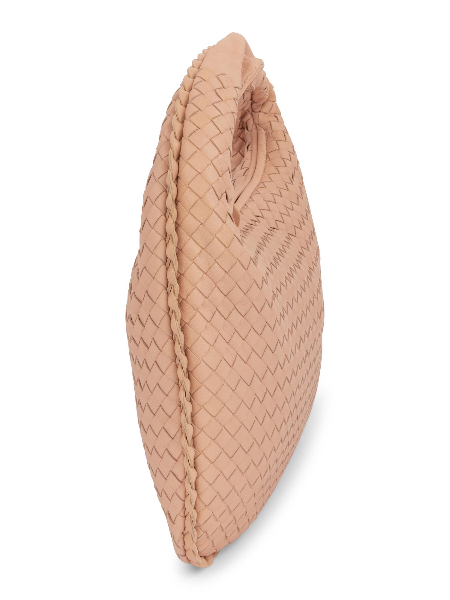 Bottega Veneta Pink Intrecciato Leather Hobo