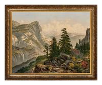 [TRANSPORTATION]. Across the Sierra Nevada . Cincinnati, OH: Krebs Lithographing Co., 1878.