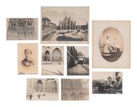 [US SUPREME COURT]. Blatchford family archive including documents, ledgers, photographs, and a silk menu signed by President Chester A. ARTHUR (1829-1886) and Supreme Court Justice Samuel Blatchford (1820-1893).