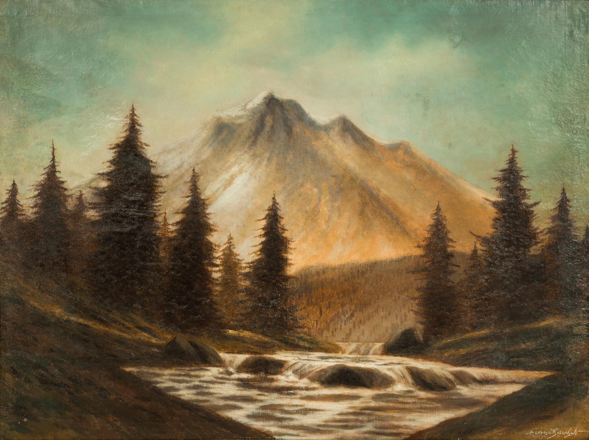 Sunrise on a Winter Stream