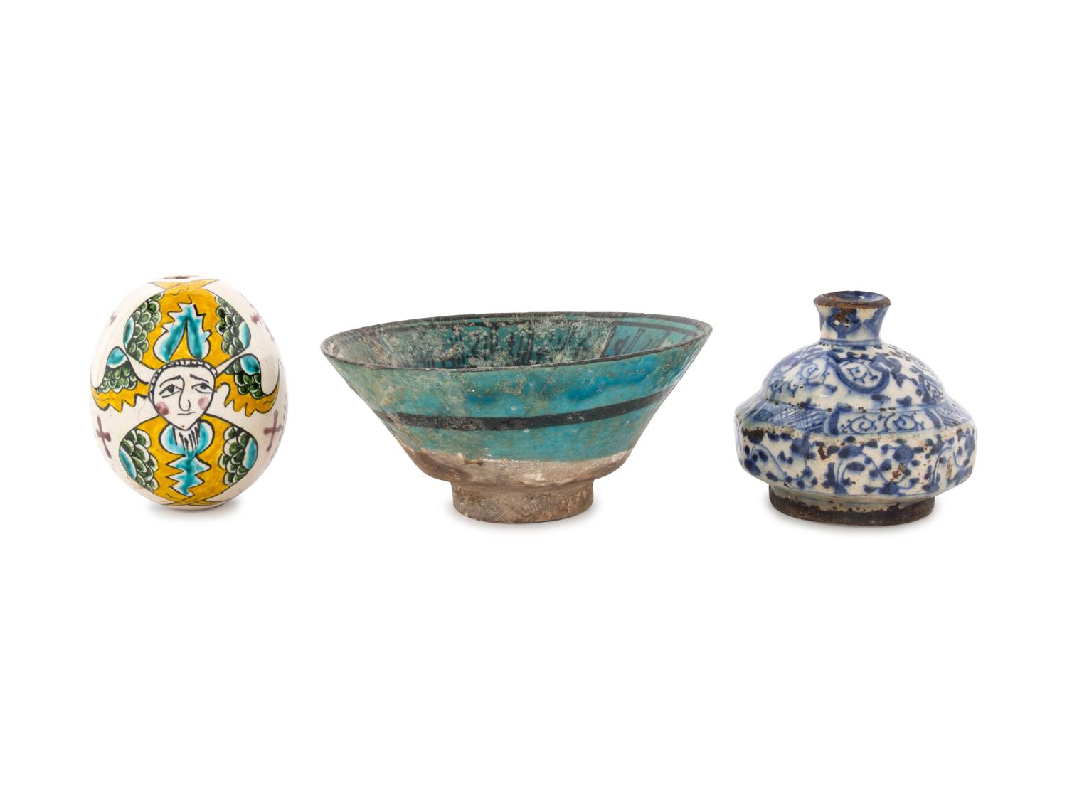 Three Armenian Pottery Articles