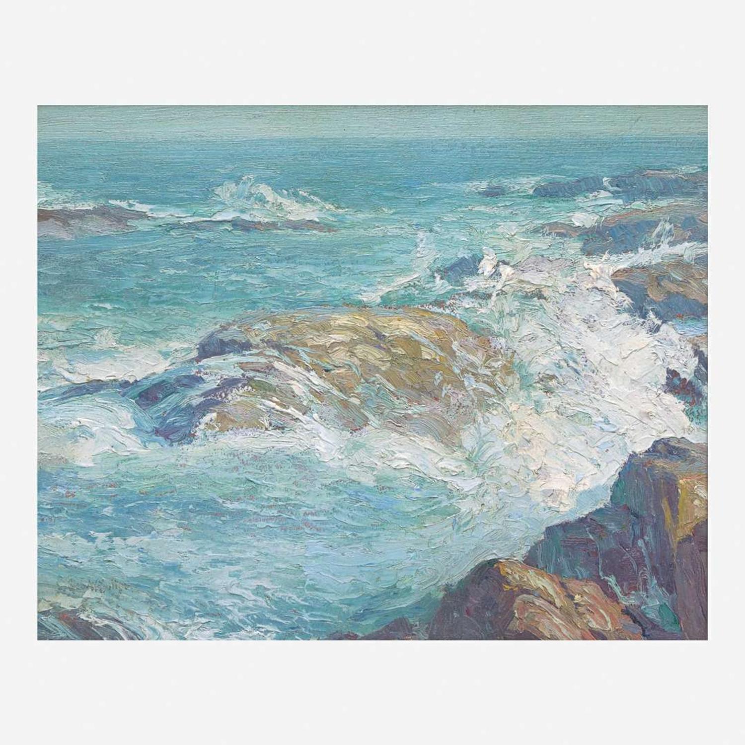 George William Sotter (American, 1879–1953) Rocky Coast