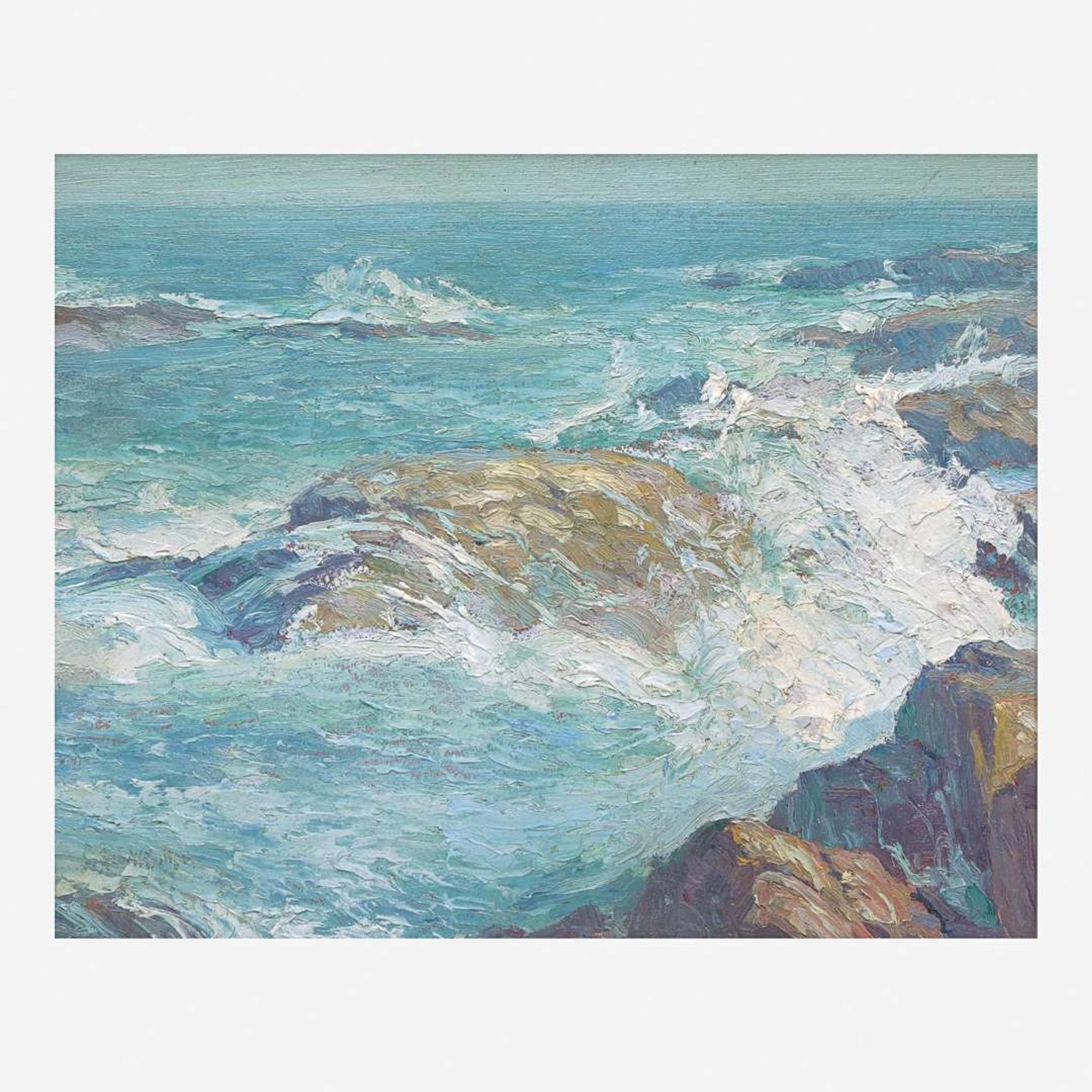 George William Sotter (American, 1879–1953) Rocky Coast