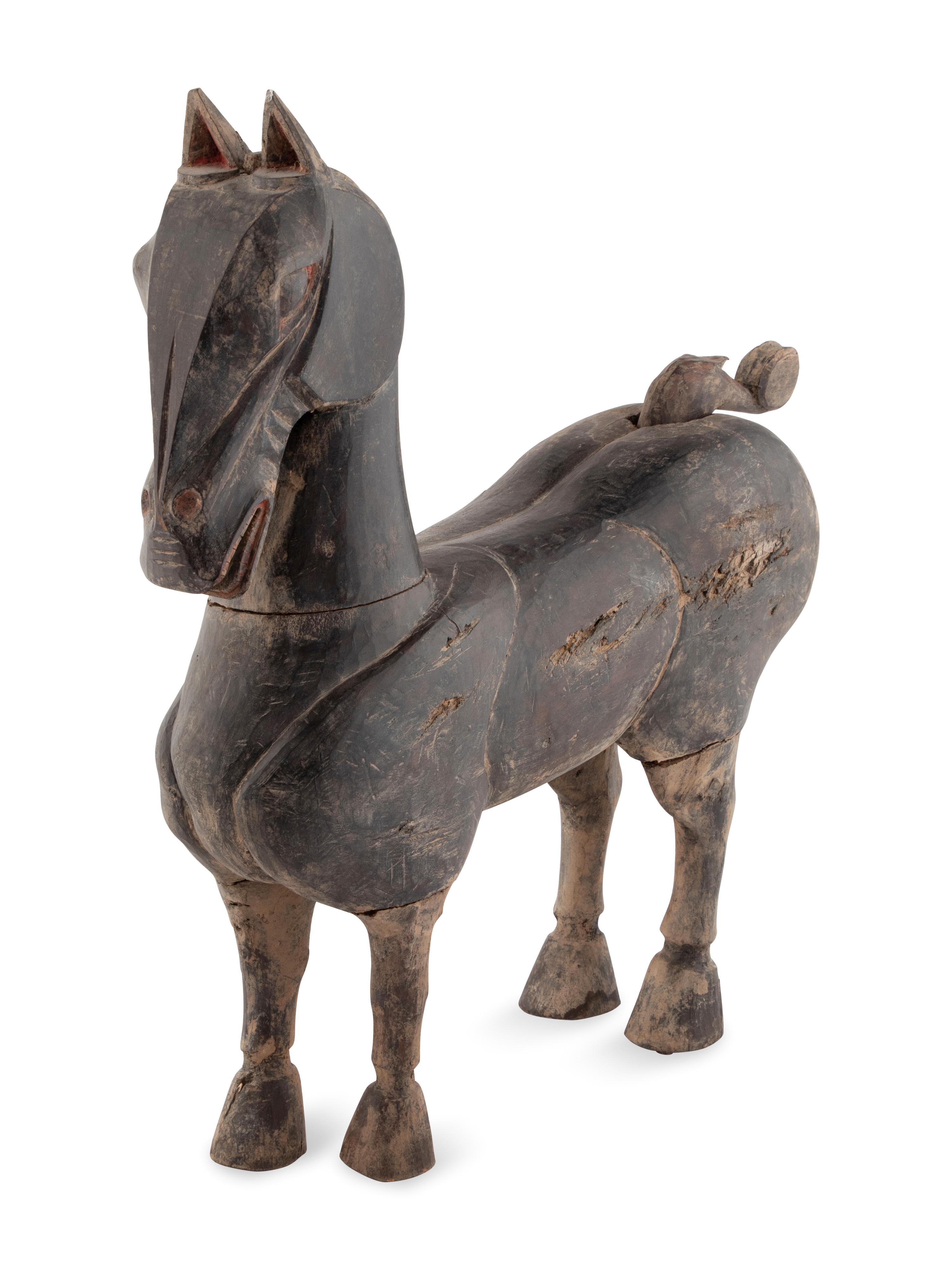 Three Chinese Archaistic Horse Models