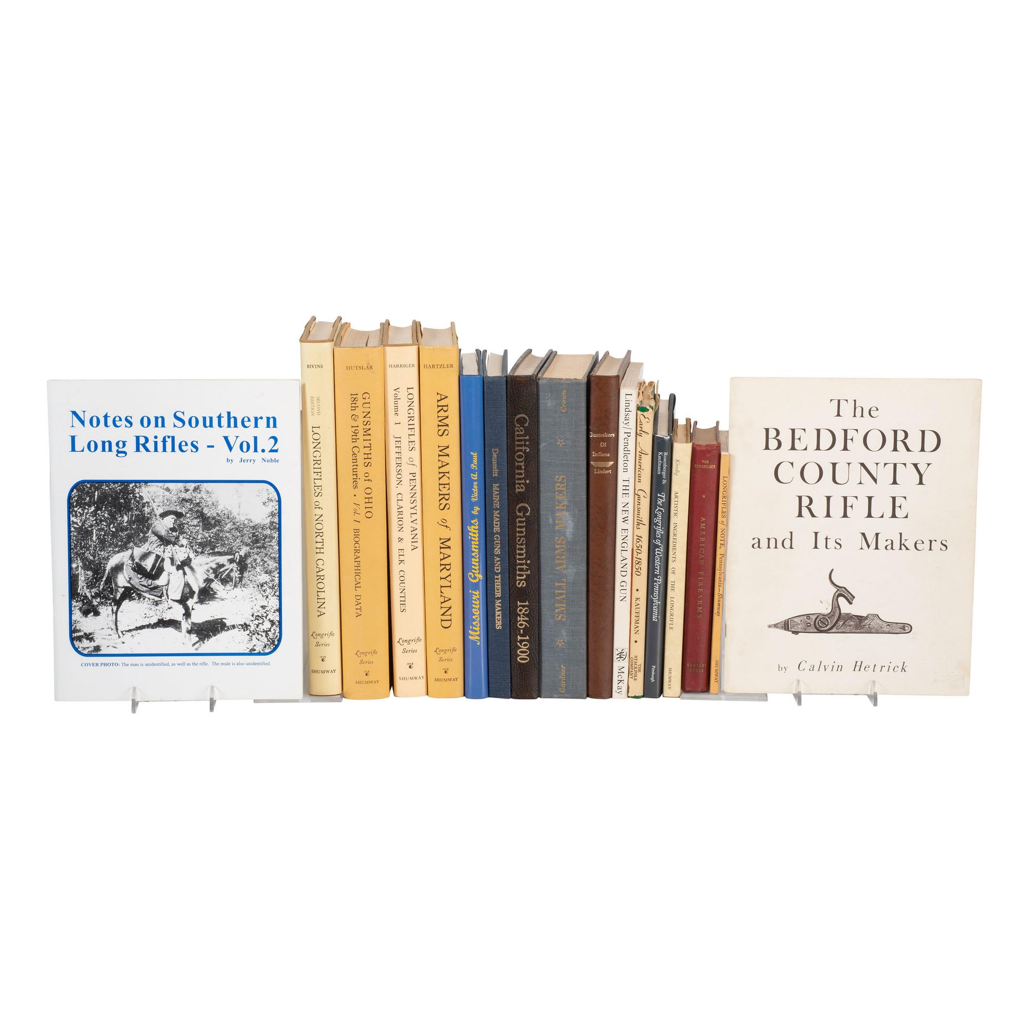 Reference Works on Longrifle Makers including Longrifle Series Books