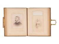 [US SUPREME COURT]. Blatchford family archive including documents, ledgers, photographs, and a silk menu signed by President Chester A. ARTHUR (1829-1886) and Supreme Court Justice Samuel Blatchford (1820-1893).