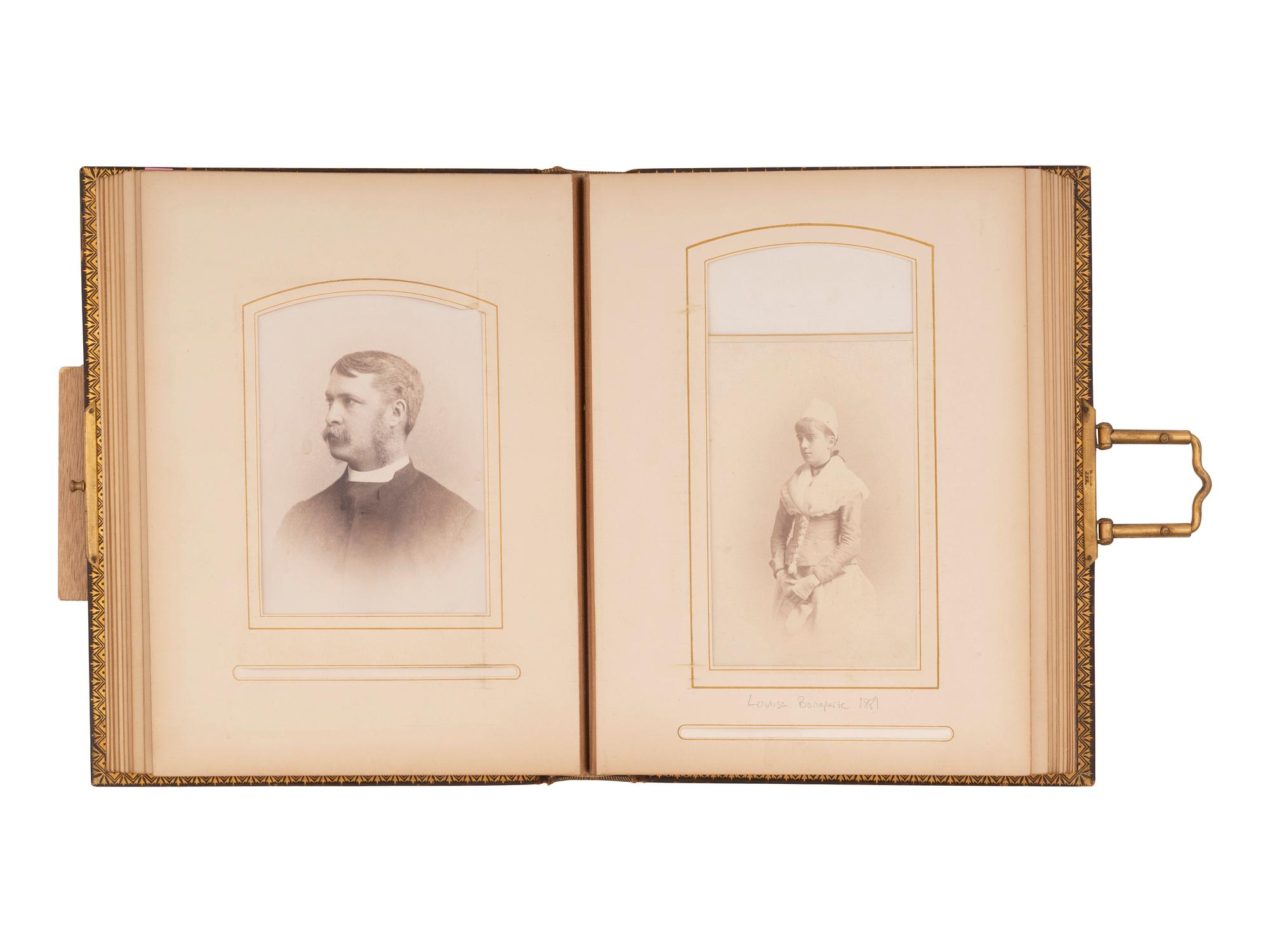[US SUPREME COURT]. Blatchford family archive including documents, ledgers, photographs, and a silk menu signed by President Chester A. ARTHUR (1829-1886) and Supreme Court Justice Samuel Blatchford (1820-1893).