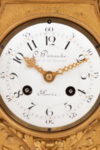 A Louis XVI Style Gilt Bronze Clock Garniture