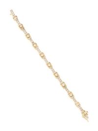 YELLOW GOLD AND DIAMOND BRACELET