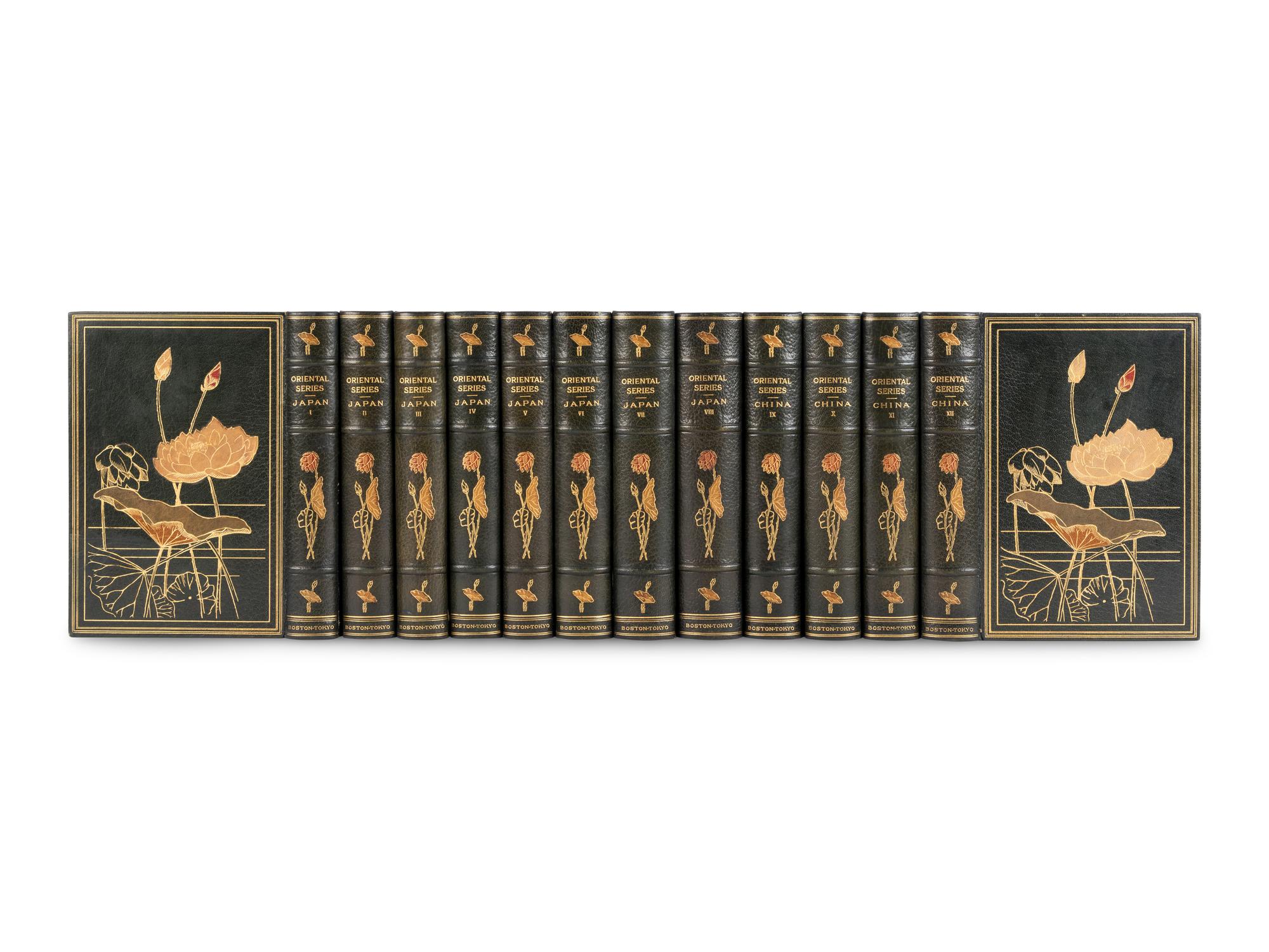 BRINKLEY, Captain Frank. Oriental Series. Japan and China . Boston and Tokyo: J. B. Millet Company, [1901-1902].